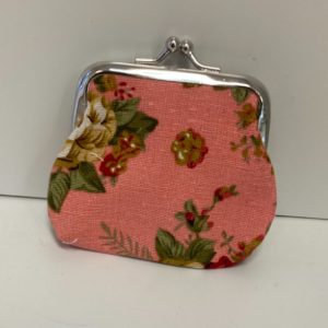 Vintage portomonee Roze met rozen