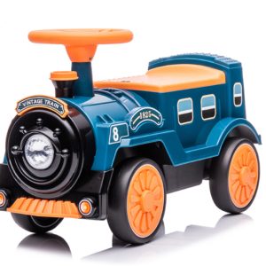Super leuk looptrein in de kleur orange blauw