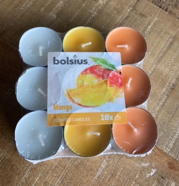 Waxinelichtjes Mango