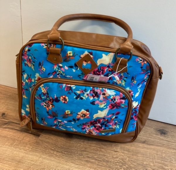 Leuke ruime tas paars met print - Afbeelding 2