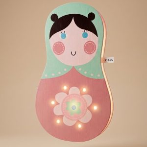 Houten kinderkamer lamp Baboeska