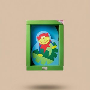 Decoratie en speelgoed aap van hout