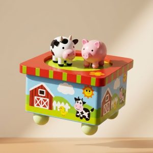 Muziek doosje van Plawood in boerderij uitgave