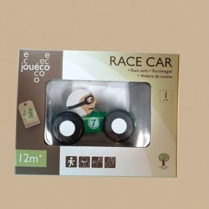 Janeco houten race auto groen