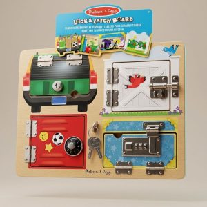 Melissa & Doug Lock &Latch Board 